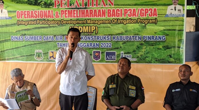 Kerap Terjadi Konflik Penggunaan Air di Pinrang, P3A Diharapkan Lakukan Ini p3a