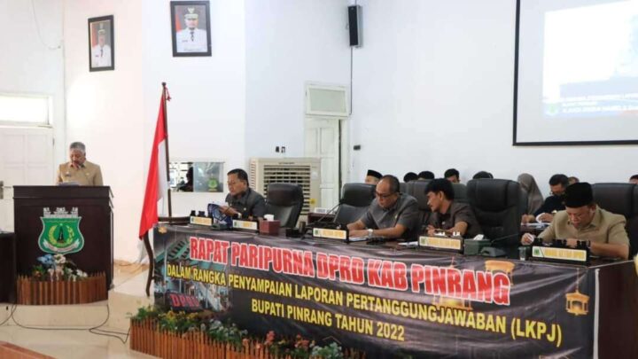 LKPJ Disampaikan, Begini Performa Pemkab Pinrang untuk Tahun 2022 Lkpj tahun 2022