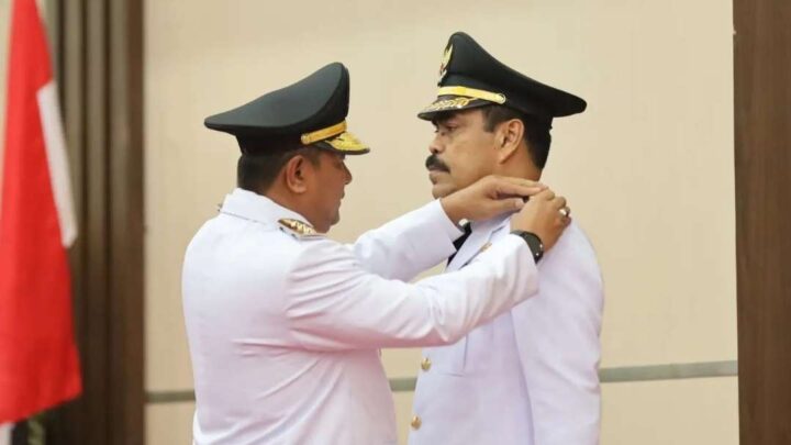 Ahmadi Akil Resmi Dilantik Jadi Pj Bupati Pinrang, Ini Harapan Pj Gubernur Pinrang