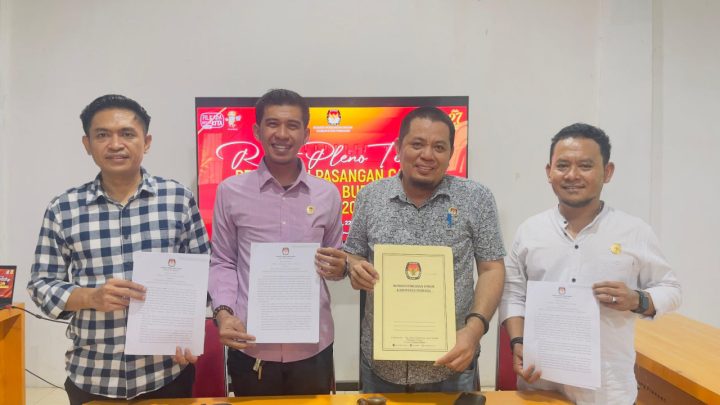 Sah! KPU Pinrang Tetapkan Tiga Paslon, untuk Bertarung di Pilkada 2024 Kpu Pinrang