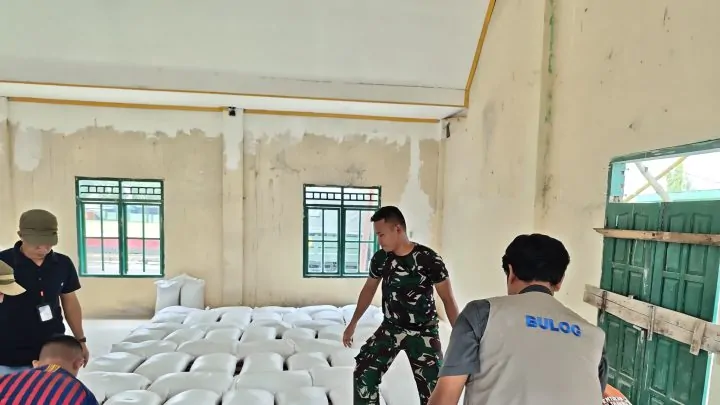 Manfaatkan Gudang TNI, Bulog Pinrang Perluas Kapasitas Penyimpanan pinrang