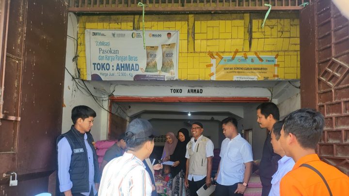 Polres dan Satgas Ketahanan Pangan Pinrang Cek HET Beras di Pasar, Ini Temuannya pinrang