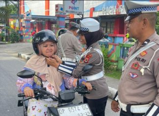 Polres Pinrang Gelar Operasi Zebra Pallawa 2025, Dua Titik Jadi Fokus Penindakan Hari Ini pinrang
