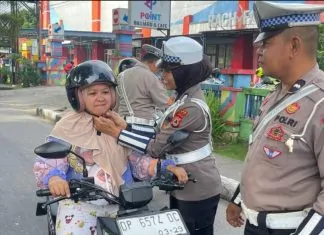 Polres Pinrang Gelar Operasi Zebra Pallawa 2025, Dua Titik Jadi Fokus Penindakan Hari Ini pinrang