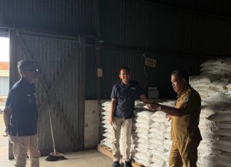 Bulog Pinrang Komitmen Jaga Kualitas Beras Bantuan, Pastikan Kualitas Sesuai Standar pinrang